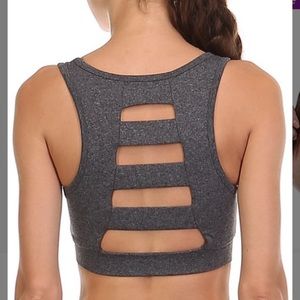 Flirty Open Back Sports Bra (w removable padding)